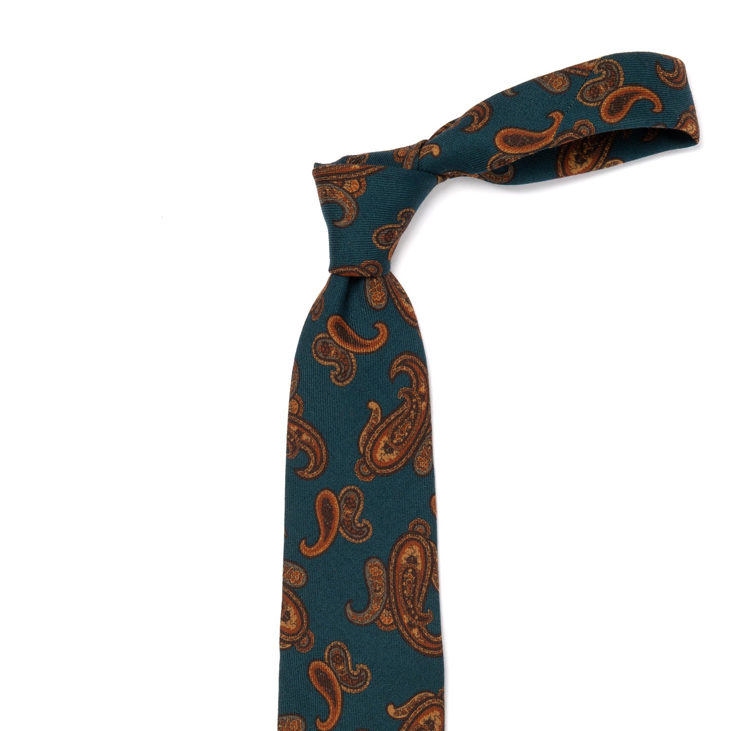 CA Archivio Storico: Tie "Cachemire Turco" made of pure Wool - hand-rolled